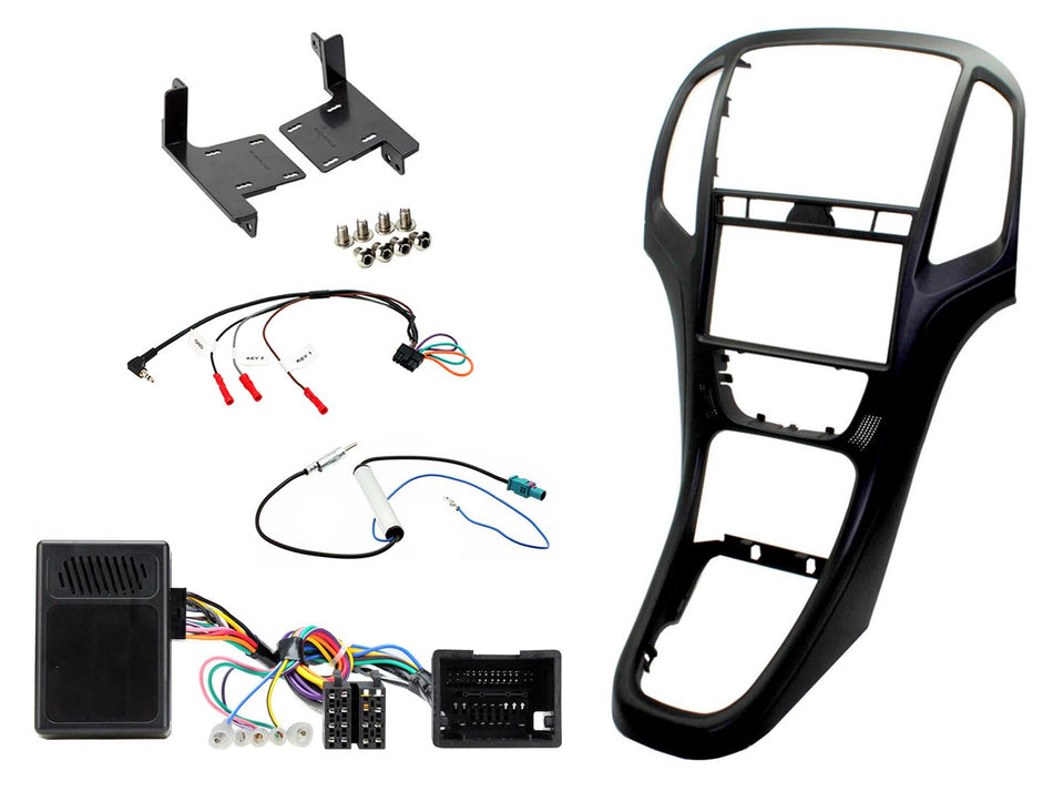 Connects2 CTKVX04 Vauxhall Astra 2010> 2015 Pearl Black Double DIN Radio Installation Kit