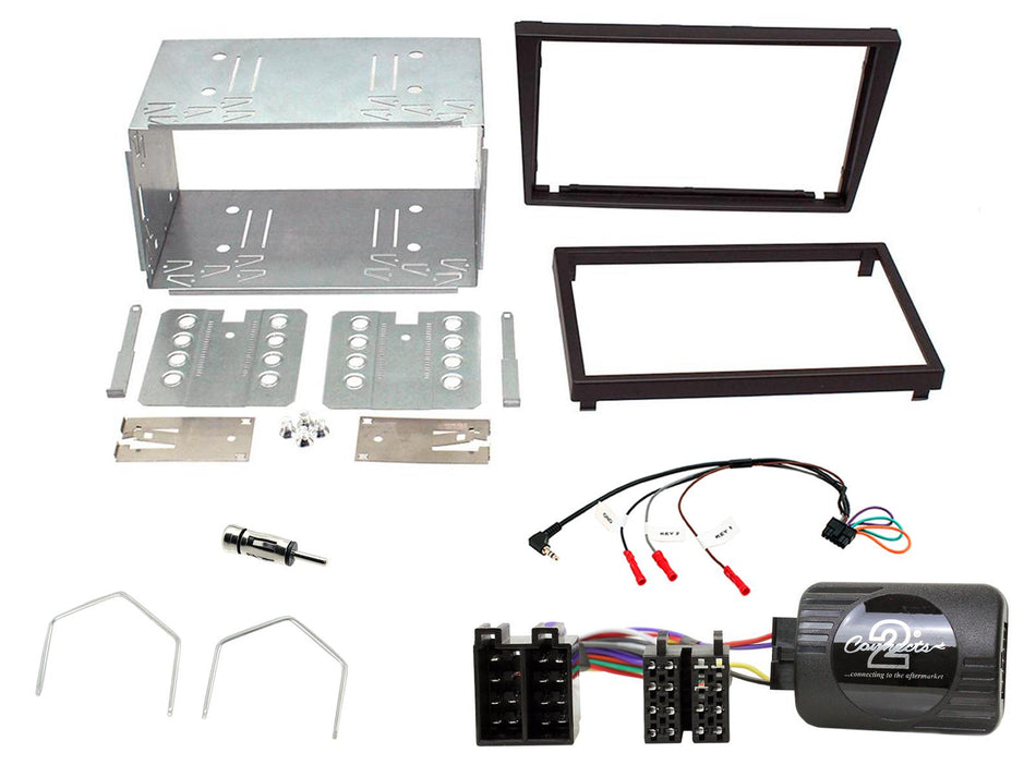 Connects2 CTKVX06 Vauxhall Corsa Meriva Vectra Black Double DIN Radio Installation Kit