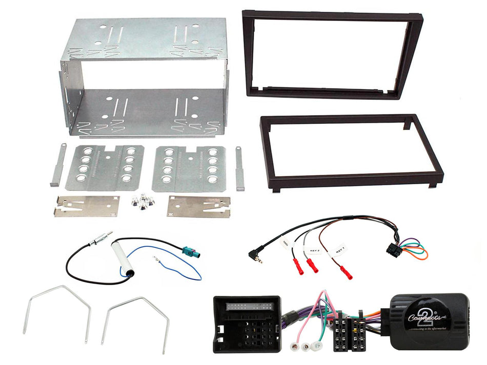 Connects2 CTKVX08 Vauxhall Meriva Signum Tigra Black Double DIN Radio Installation Kit