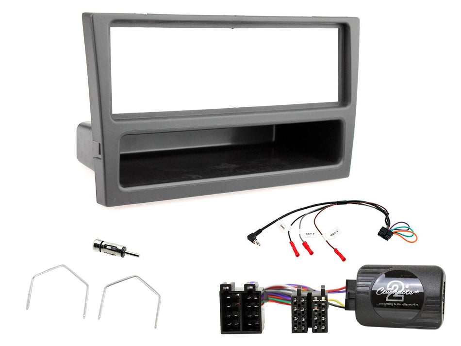 Connects2 CTKVX12 Vauxhall Corsa Meriva Vectra Black Single DIN Radio Installation Kit