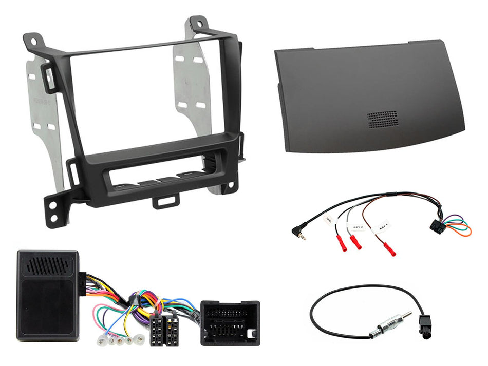 Connects2 CTKVX20 Vauxhall Zafira Tourer 2012> Black Double DIN Radio Installation Kit