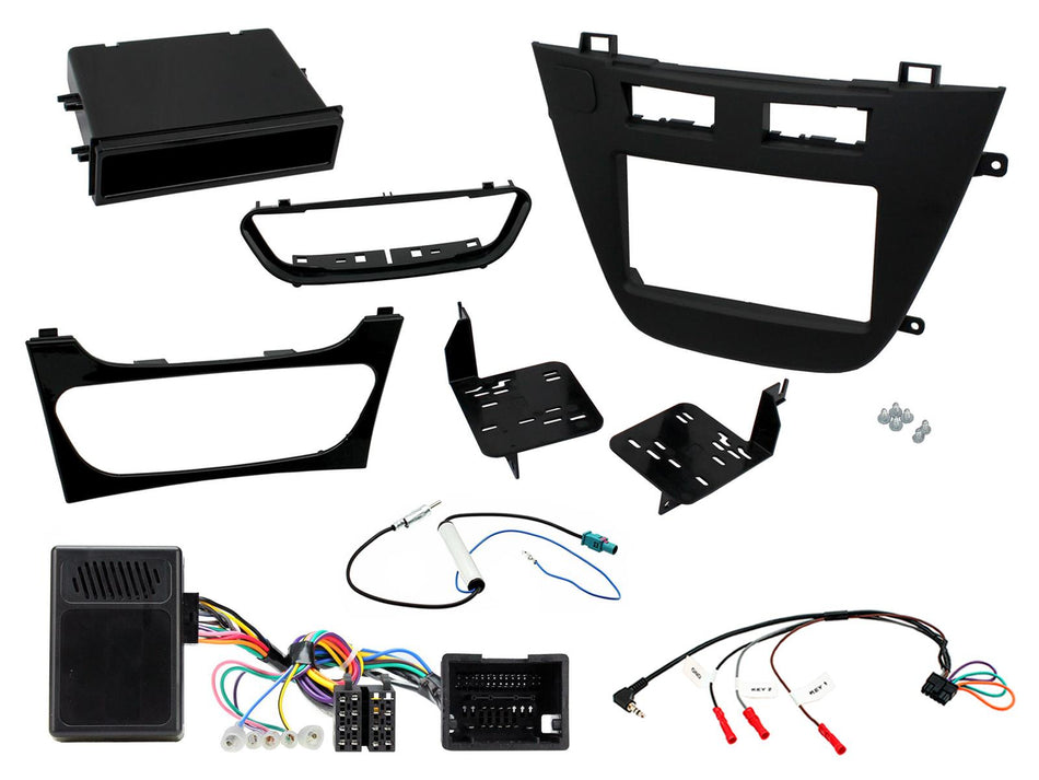 Connects2 CTKVX40 Vauxhall Insignia 2008> 2013 Black Single Double DIN Stereo Fitting Kit