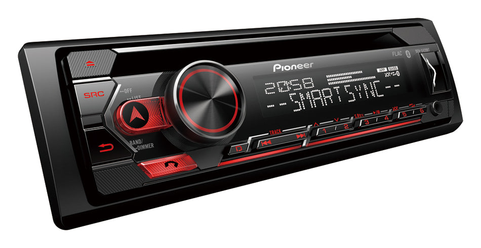 Pioneer DEH-S420BT - CD Tuner with Bluetooth, USB, AUX, FLAC, Spotify, Apple iOS Direct Control & Android