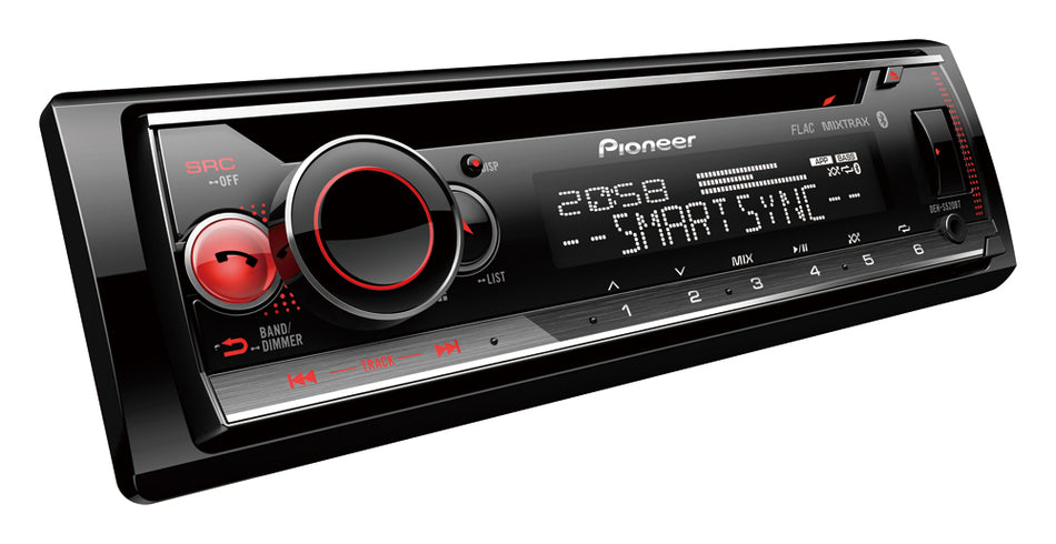 Pioneer DEH-S520BT - Bluetooth CD USB AUX FLAC Car Radio Stereo Apple iOS Direct Control & Android