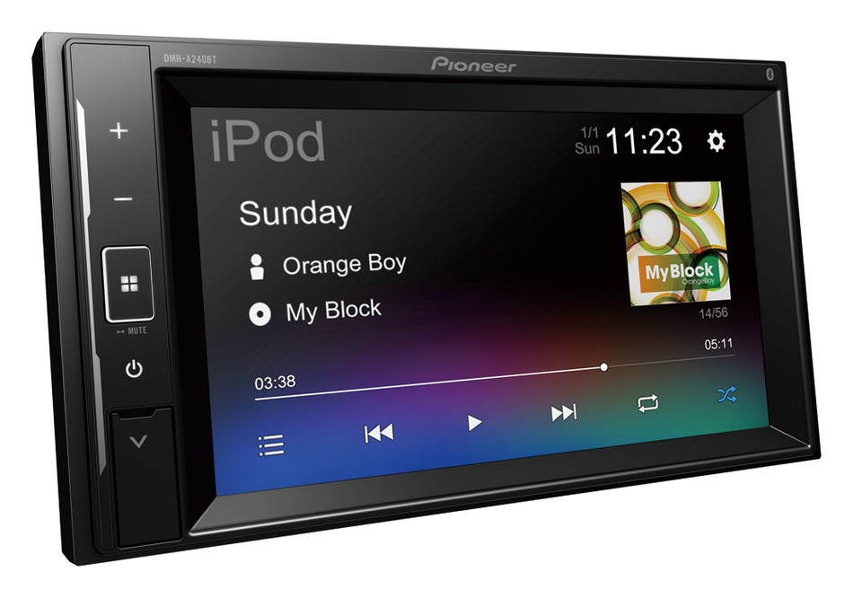 Pioneer DMH-A240BT 6.2" Mechless Double Din Touch Screen Stereo Bluetooth MP3 USB