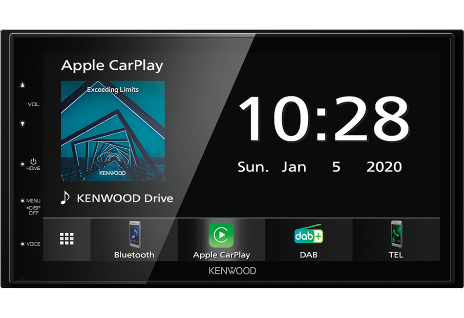 Kenwood DMX5020DABS 6.8 Inch Screen Double DIN DAB Radio Bluetooth Android Auto Apple CarPlay