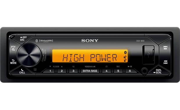 Sony DSX-M80 Mechless Marine 4x100W Stereo Tuner USB AUX USB Bluetooth Media Receiver