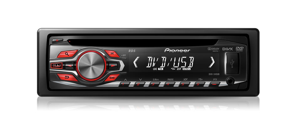 Pioneer DVH-340UB - DVD, CD Player with Front USB