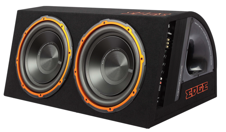 Edge EDB12TA-E0 – 1800 W Double 12” Subwoofer Amplified Active Enclosure