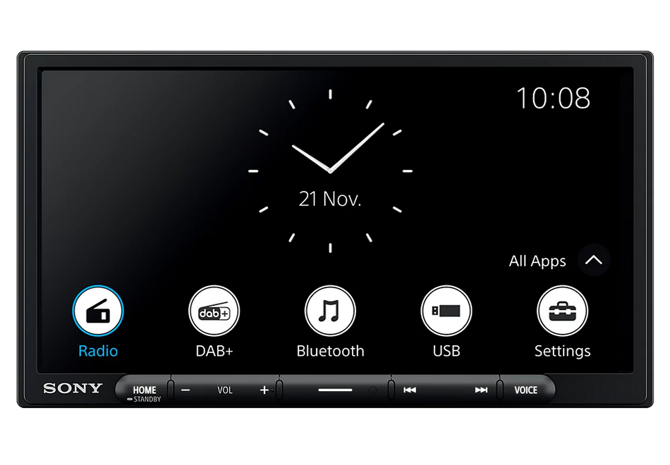 Sony XAV-AX4050 6.95" Resistive Screen, Wireless Apple Carplay & Android Auto, DAB, Bluetooth