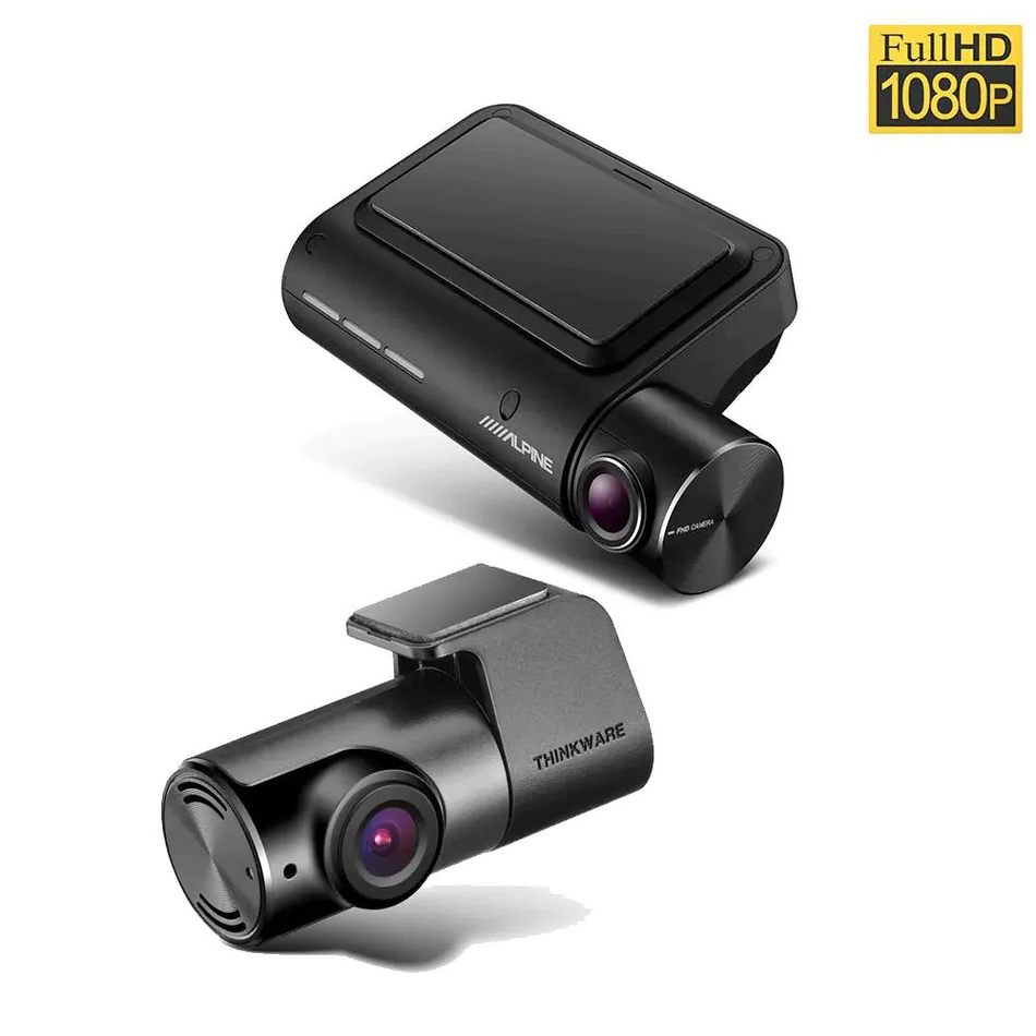 Alpine DVR-F800PRO Front and Rear Driver Assistance (ADAS) Dash Cam