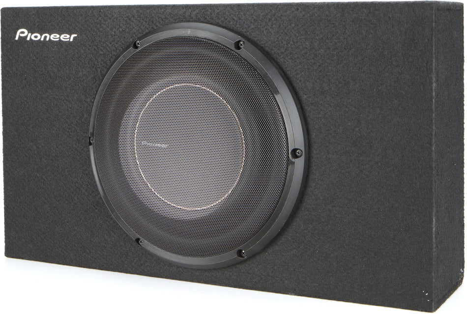 Pioneer TS-D10LB 10" D Series Shallow Mount Pre-Loaded Subwoofer 1300W