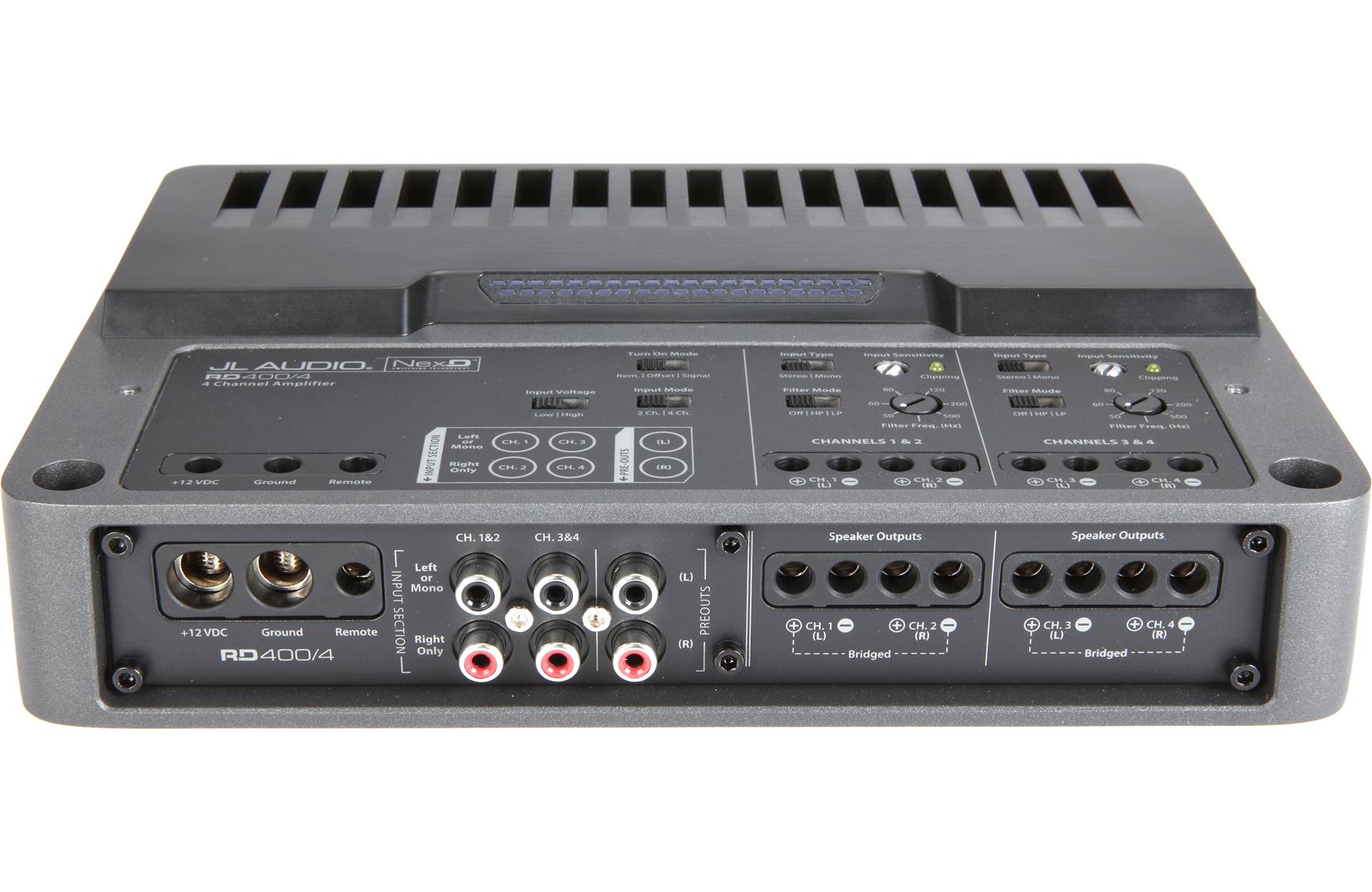 JL Audio RD400/4 4 Channel Class D Amplifier 400W – Car Audio Direct