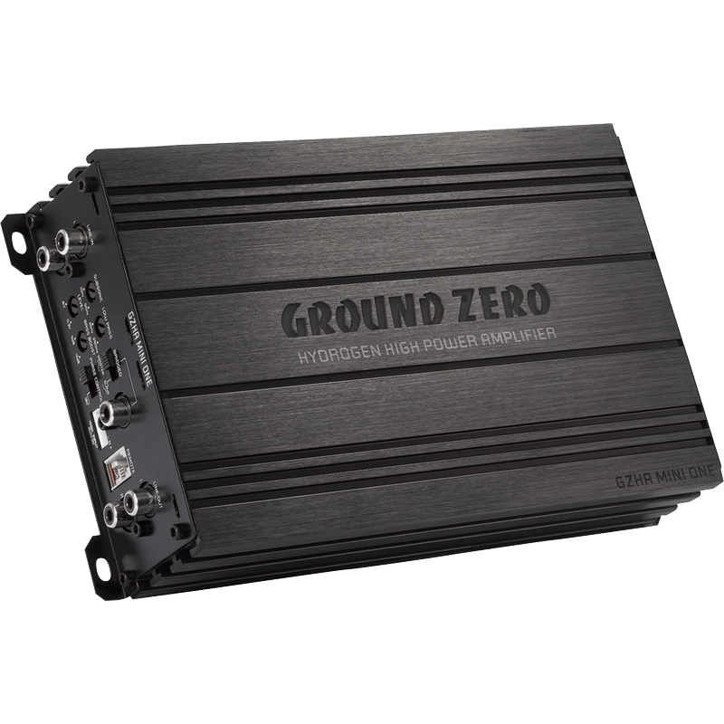 Ground Zero Hydrogen GZHA MINI ONE - 750W Class D Mono Channel Car Subwoofer Amplifier