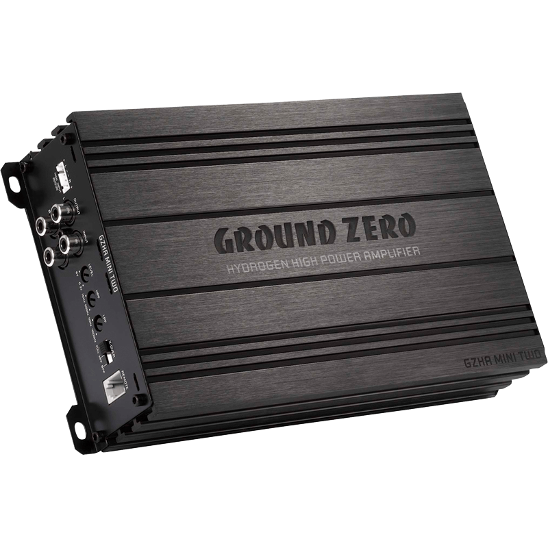 Ground Zero Hydrogen GZHA MINI TWO - 550W Class D 2 Channel Car Speaker / Subwoofer Amplifier