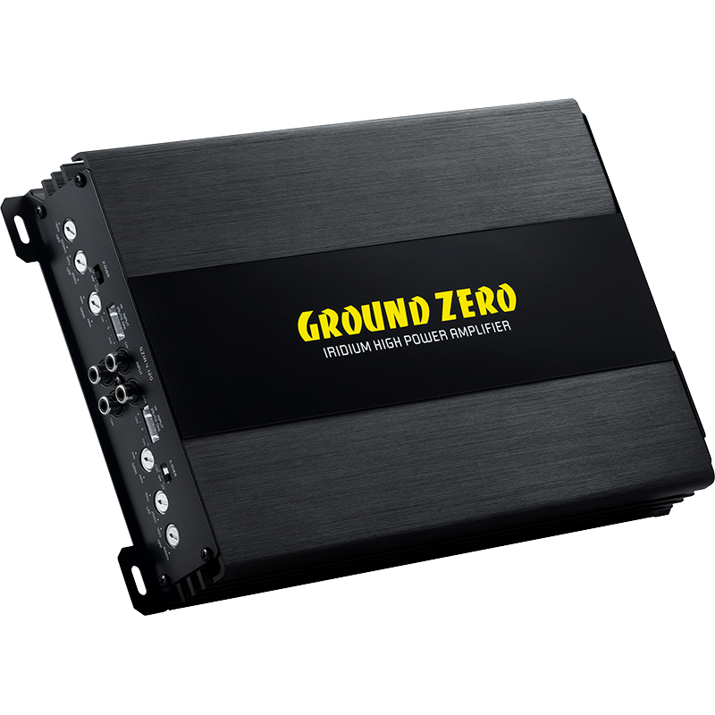 Ground Zero Iridium GZIA 4.120 4-Channel Class A/B Amplifier - 4 x 70W RMS @ 4 Ohm