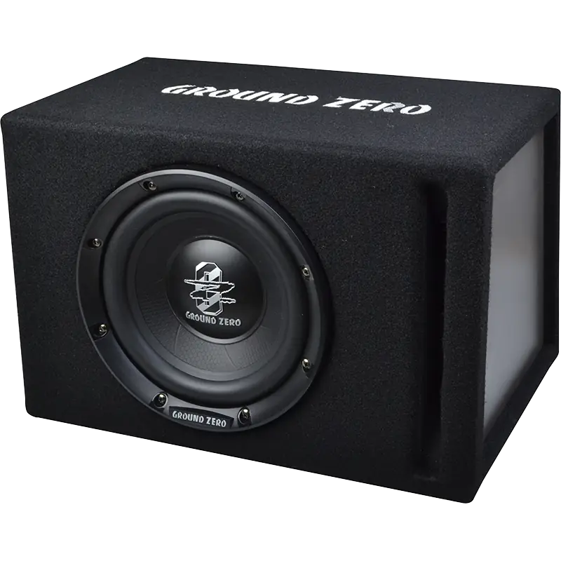 Ground Zero GZIB 20BR-ACT 8" 200w Vented Active Subwoofer Enclosure