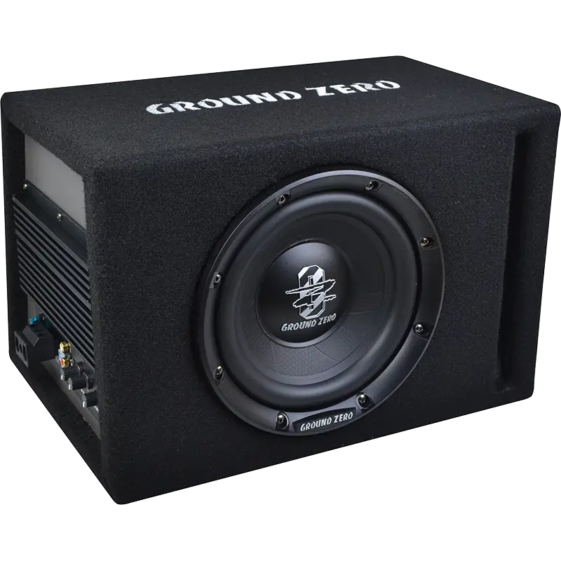 Ground Zero GZIB 20BR-ACT 8" 200w Vented Active Subwoofer Enclosure