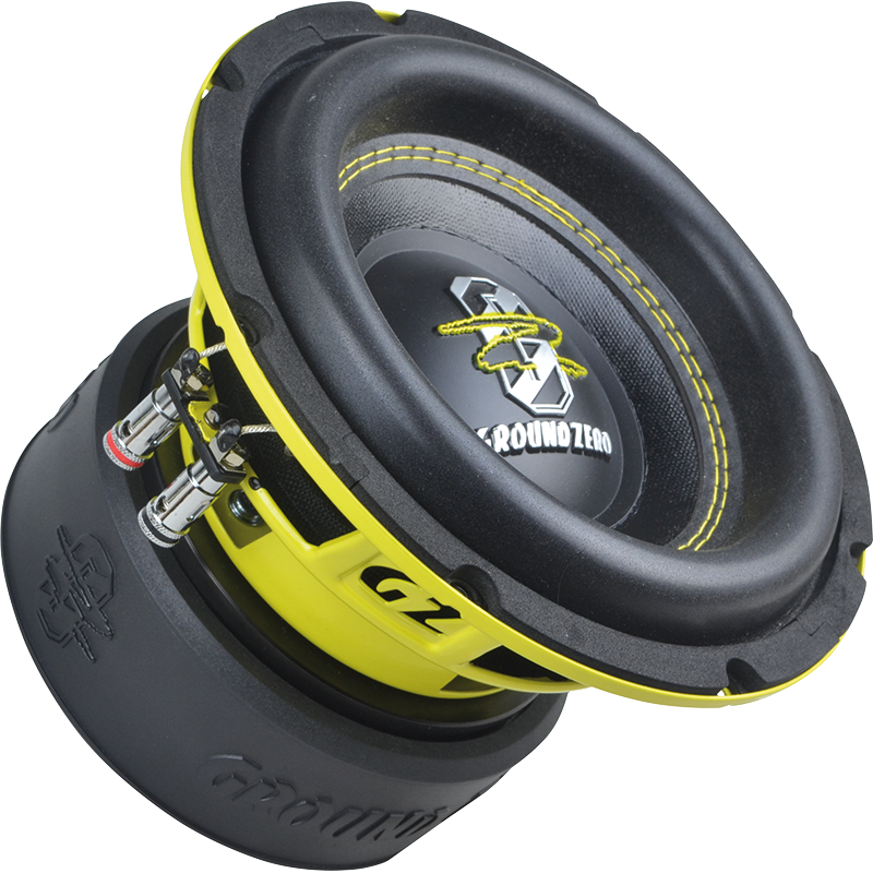 Ground Zero Radioactive GZRW 8XSPL - 8" 20cm 1000 Watt Dual Voice Coil Car Subwoofer Bass Driver