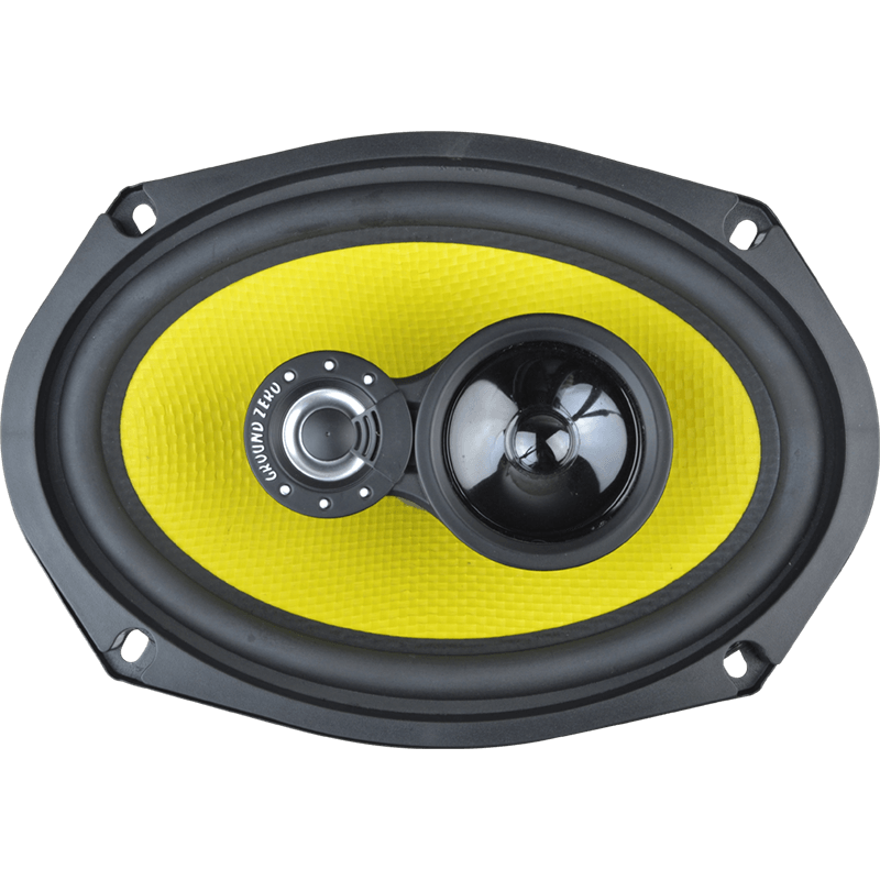 Ground Zero Titanium GZTF-69X 6x9" 190W 3-Way Coaxial Speaker System