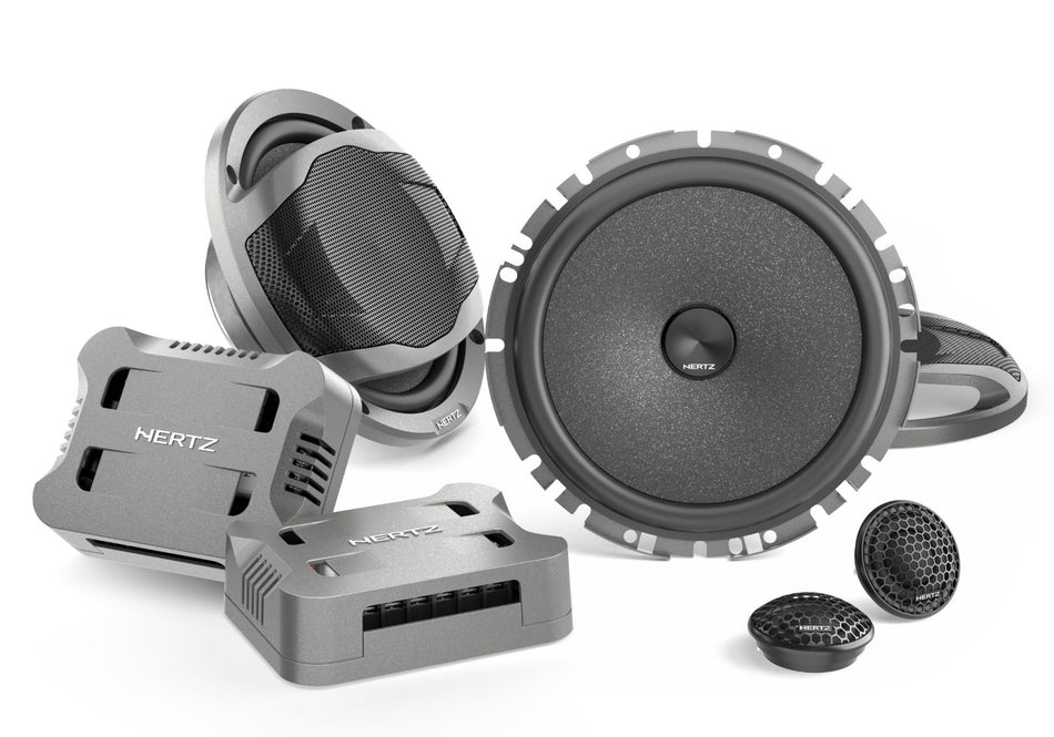 Hertz Cento CK 165 F - 6.5” 16.5cm 270 Watt Shallow Slim Fit 2 Way Component Speakers with Tweeters