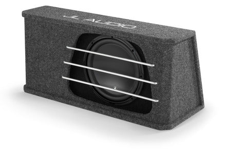 JL Audio HO112RG-W3v3 Single 12W3v3-2 Subwoofer Driver, Dark Grey / Black Carpet 500 W 2 Ω Ported Enclosure