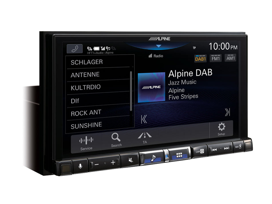 Alpine ILX-705D 7” Double DIN Touch Screen Digital Media Wireless Apple Carplay DAB+ Bluetooth Wired Android Auto  HDMI