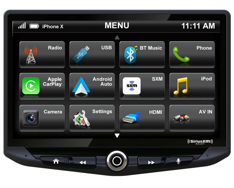 Stinger HEIGH10 10" Floating Touchscreen Stereo Bluetooth DAB CarPlay Android Auto