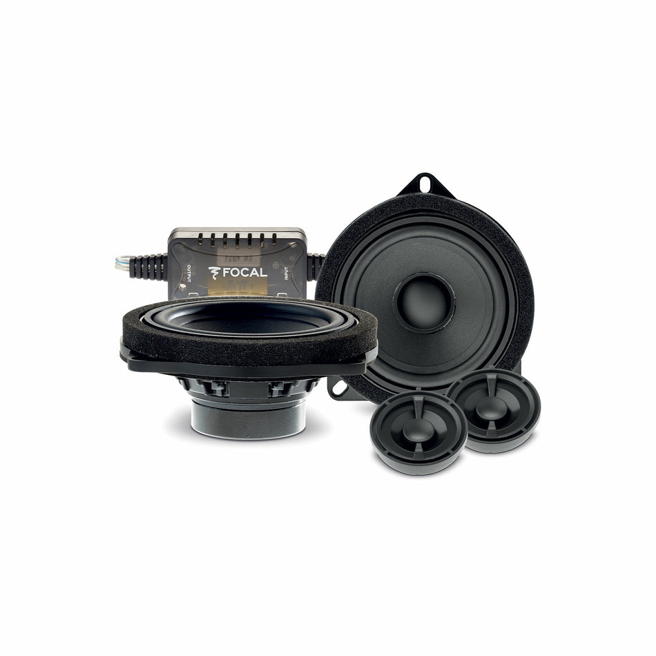 Focal ISBMW-100L - Custom Fit 4" 2-Way Slim Component Speakers 80W for BMW