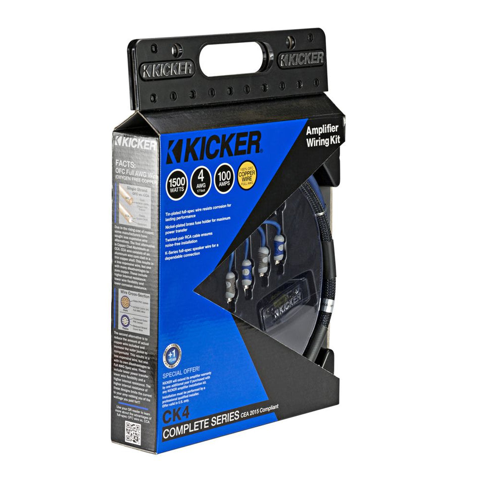 Kicker KA46CK4 - 4AWG CK-Series OFC Amp Wiring Kit