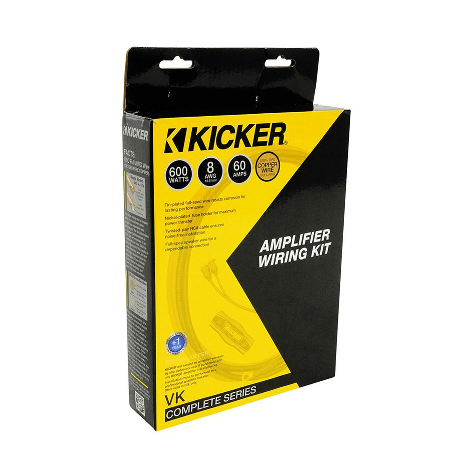 Kicker KA47VK8 - 8AWG VK-Series OFC Amp Wiring Kit