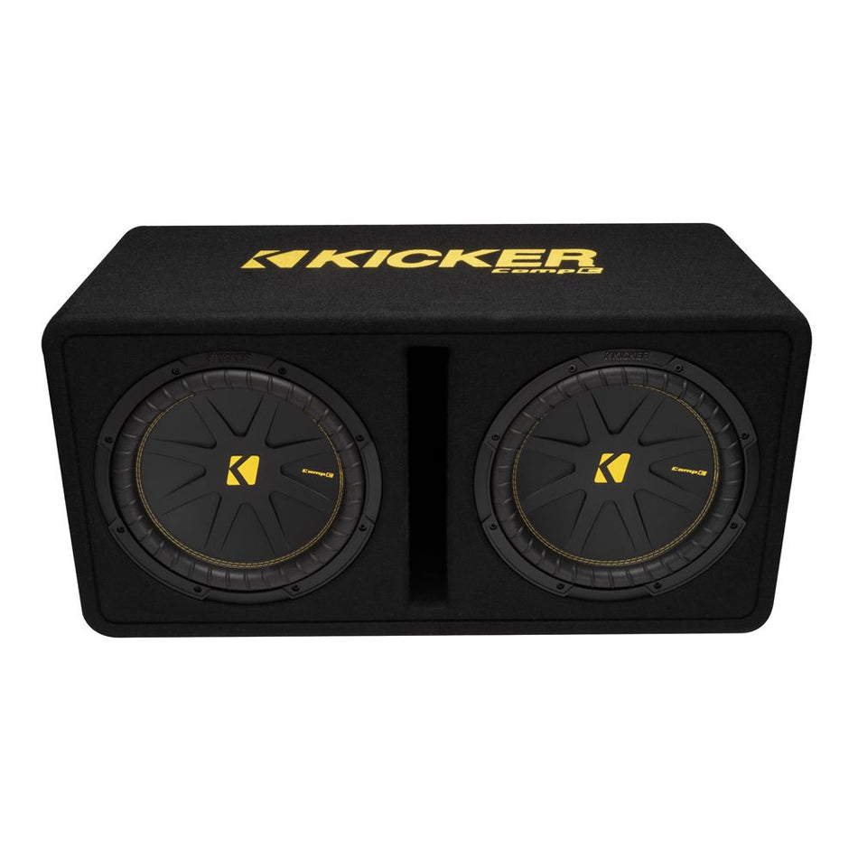 Kicker KA50DCWC122 CompC Dual 12" Ported Loaded Enclosure - 2 Ohm