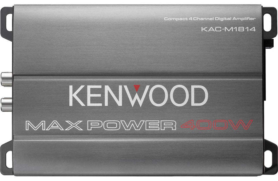 Kenwood KAC-M1814 400W Class D 4 Channel Compact Digital Amplifier