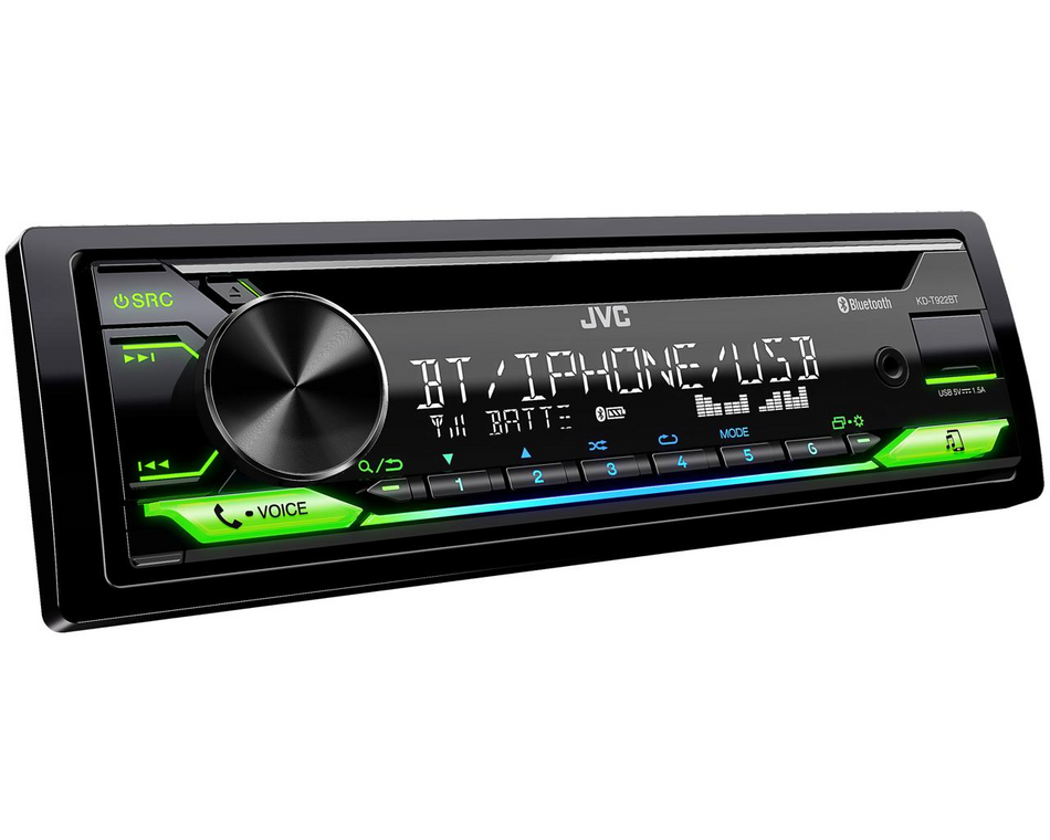 JVC KD-T922BT Bluetooth Stereo CD/USB/MP3/FLAC Player Radio Tuner iPhone Spotify **OPEN BOX**