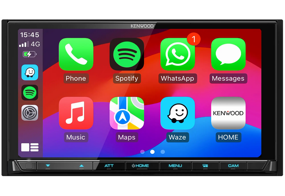 Kenwood DMX8021DABS 7-inch Double DIN Car Stereo with Wireless Apple CarPlay, Android Auto & DAB+