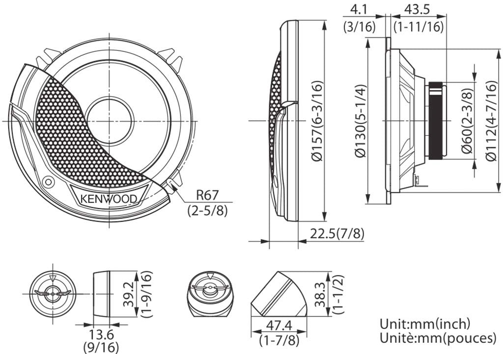 Kenwood KFC-E130P