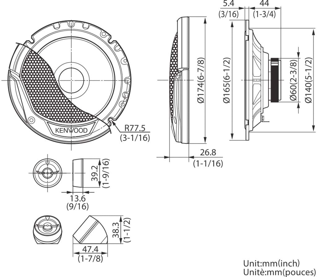 Kenwood KFC-E170P