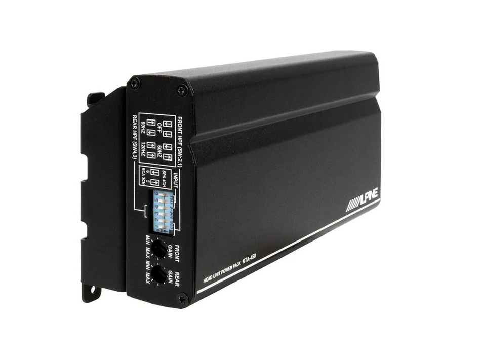 Alpine KTA-450 4-Channel Amplifier (Head Unit Power Pack) for iLX-W650BT