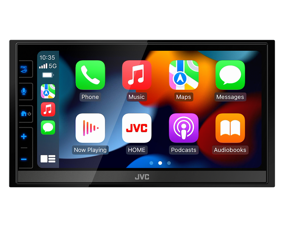 JVC KW-M785DBW 6.8" Double DIN Wireless Apple CarPlay Android Auto Mirroring WiFi DAB+ Bluetooth