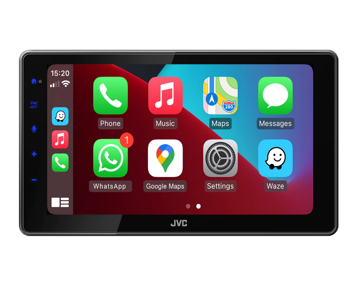 JVC KW-Z900DBW - 9 Inch HD Digital Media Wireless CarPlay Android Auto ...