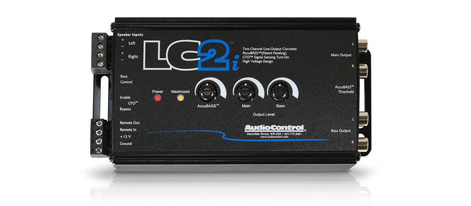 AudioControl LC2i - 2 Channel Line Output Convertor with Main and Subwoofer Output