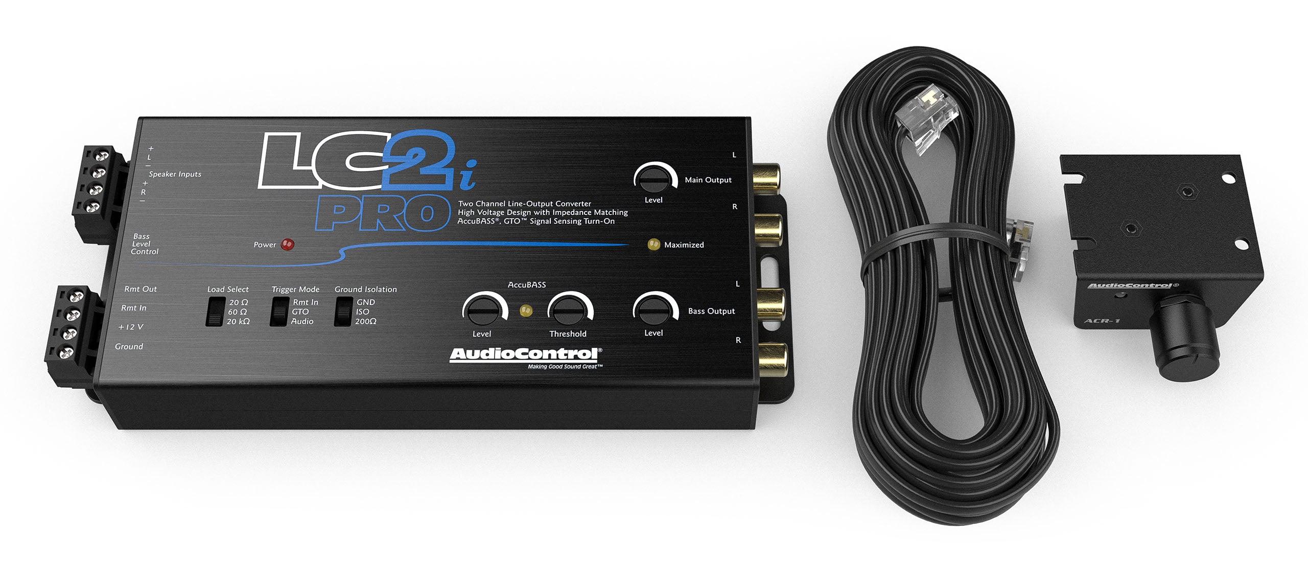 AudioControl LC2i PRO - 2 Channel Line Output Convertor + AccuBass