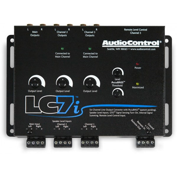 AudioControl LC7i - 6 Channel Line Output Convertor  with ACCUBASS™