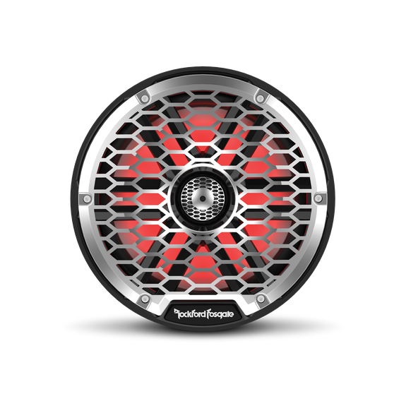 Rockford Fosgate M2-8B 8" 2-Way 4Ω Colour Optix™ Marine 1000W Speakers Black