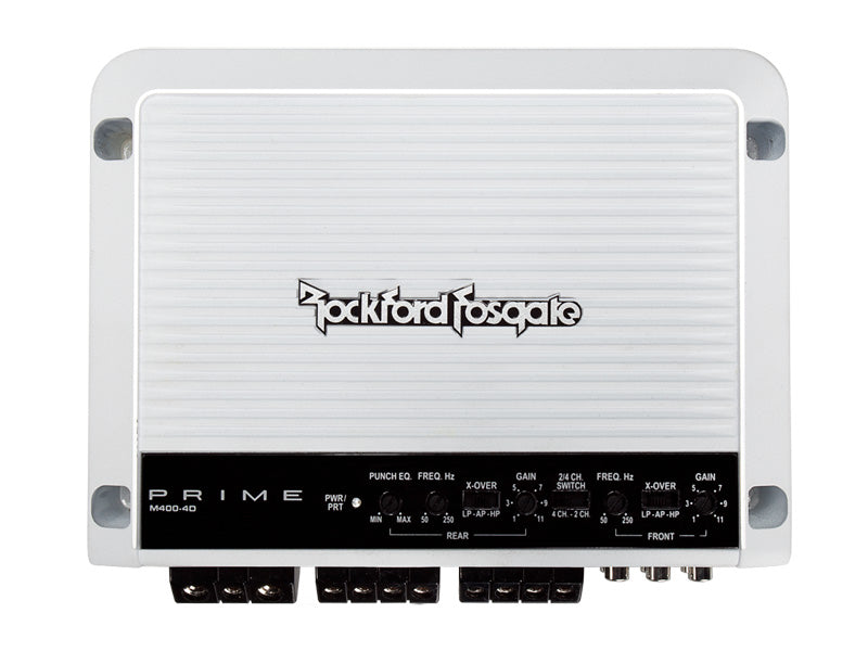 Rockford Fosgate M400-4D - 400 Watt Class-D 4-Chanel Amplifier Marine Boat