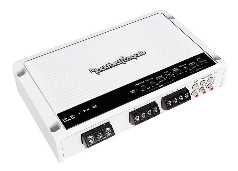 Rockford Fosgate M600-4D 600 Watt Full-Range Class-D 4-Chanel Marine Amplifier