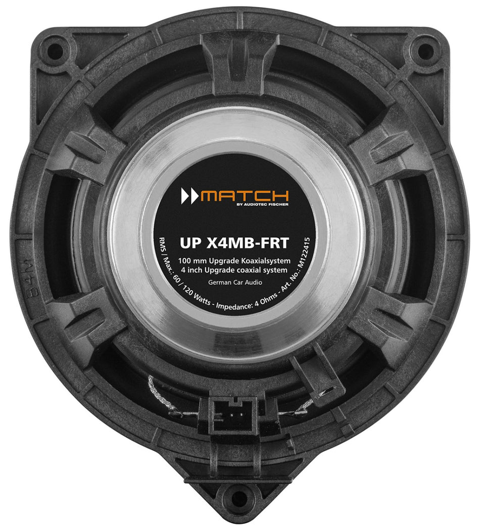 MATCH UP X4MB-FRT 4" 100mm 120w Coaxial Speaker System for Mercedes Vehicles