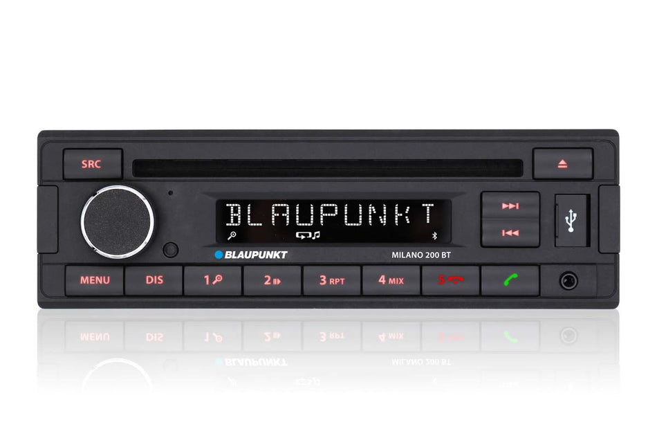 Blaupunkt MILANO 200 BT - Car Radio Stereo CD Player AUX iPhone Retro Style