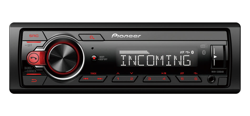 Pioneer MVH-330DAB - Mechless Car Stereo Media Player Bluetooth USB AUX DAB Radio