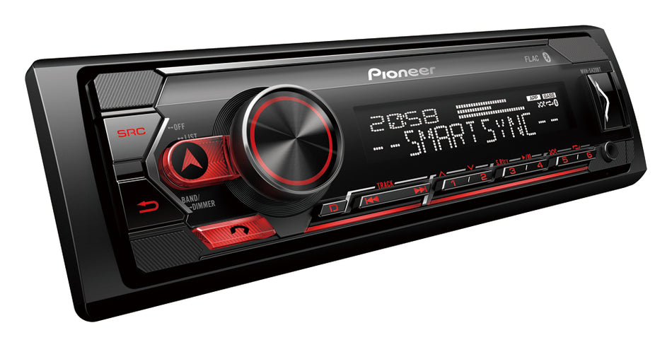 Pioneer MVH-S420BT - Mechless Media Player with Bluetooth, USB, AUX, FLAC, Apple iOS Direct Control & Android